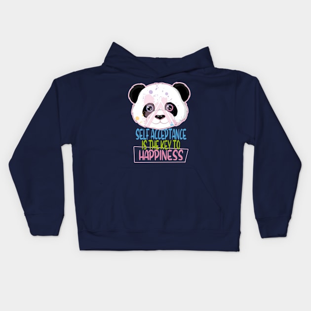 Pandas Kids Hoodie by Creation Cartoon
